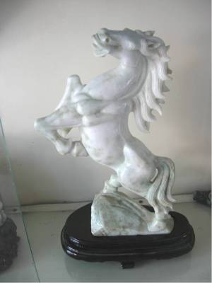 Natural Burmese Jade Horse. Shipping from China via Air Courior See More Information Below.